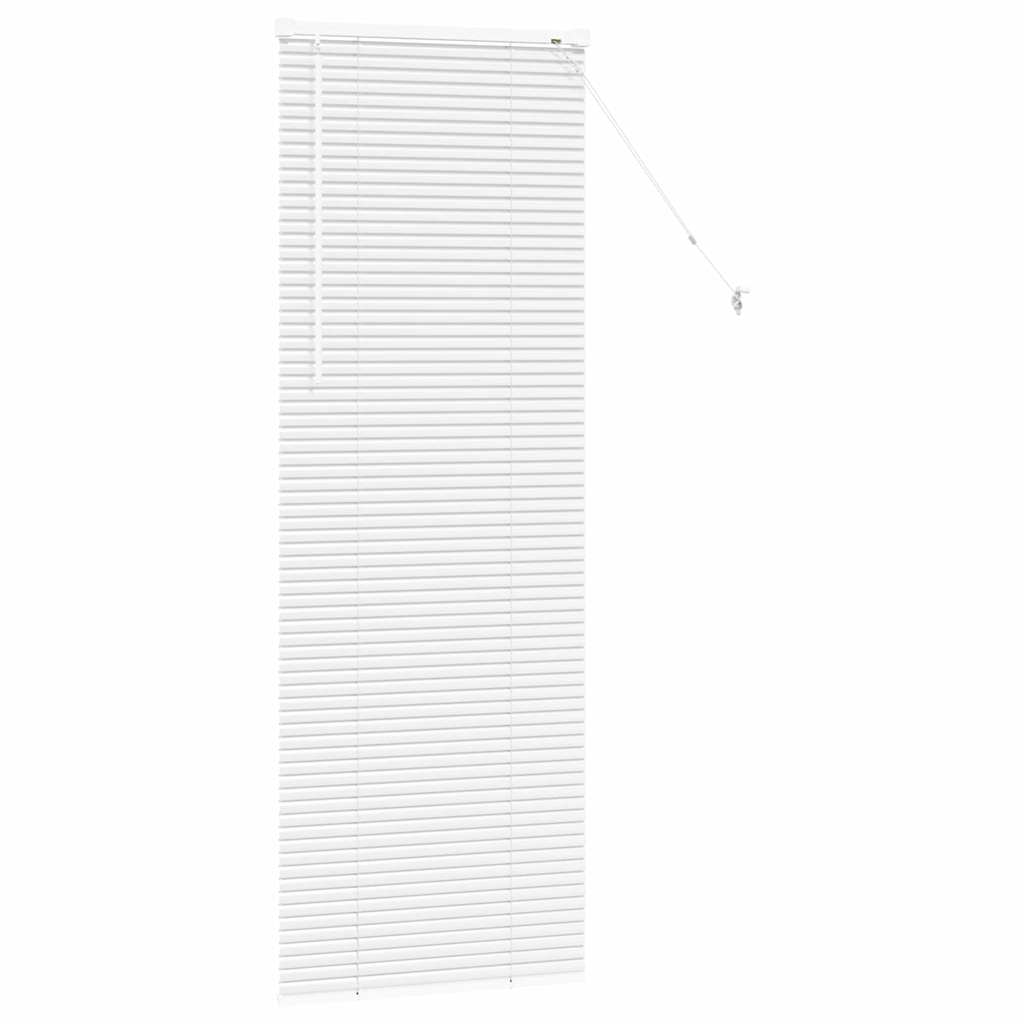 Venetian Blinds Height Adjustable White 175 x 55 cm Aluminium
