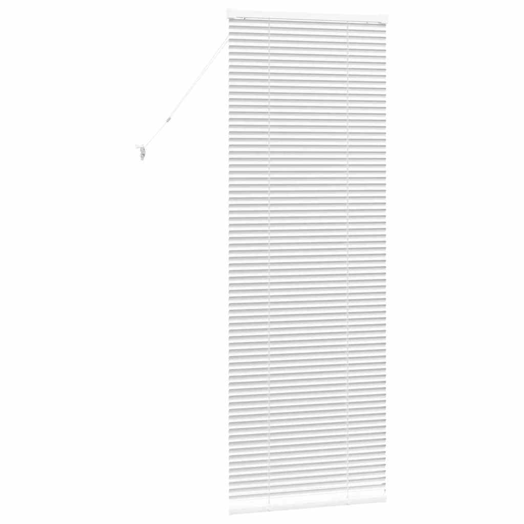 Venetian Blinds Height Adjustable White 175 x 55 cm Aluminium