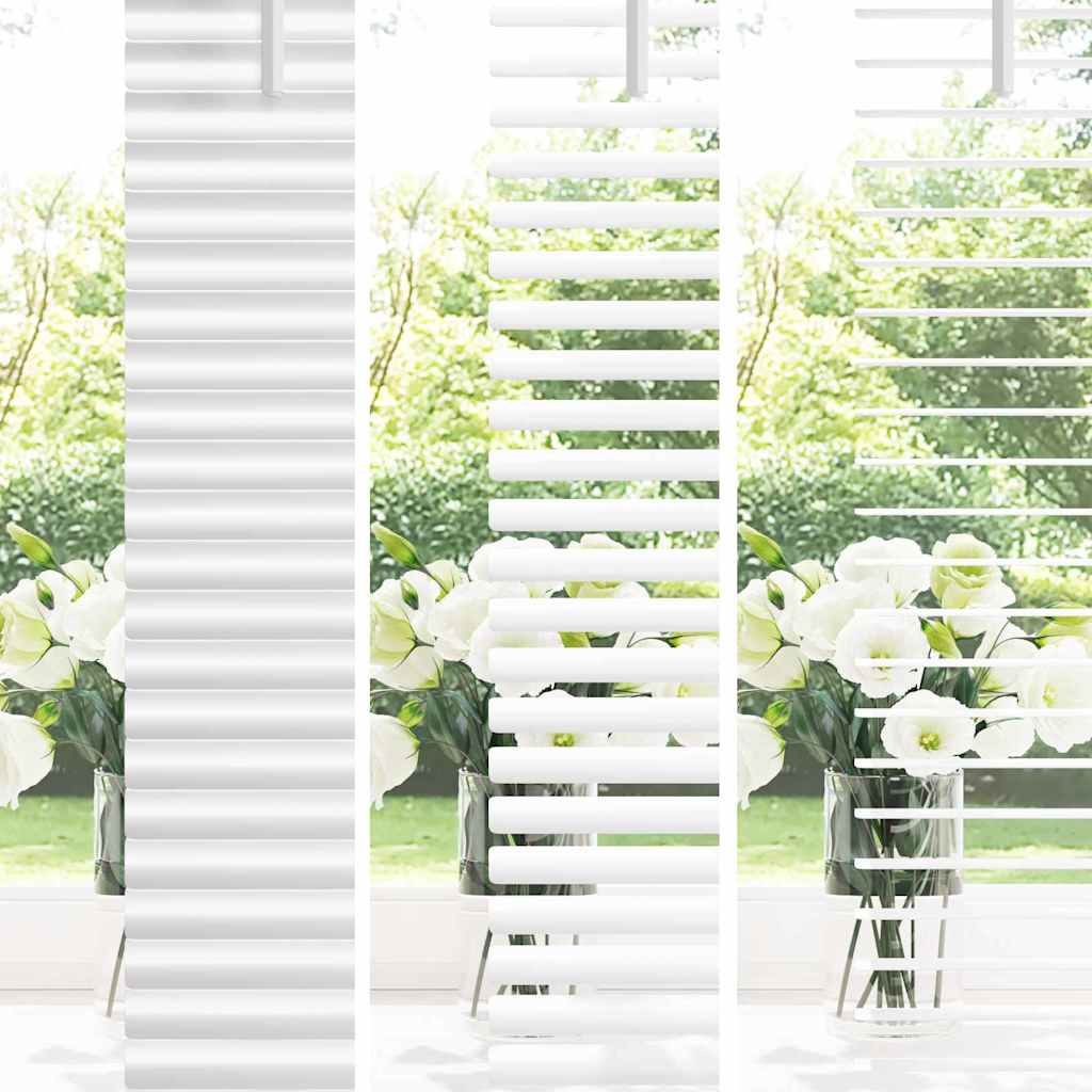 Venetian Blinds Height Adjustable White 175 x 60 cm Aluminium