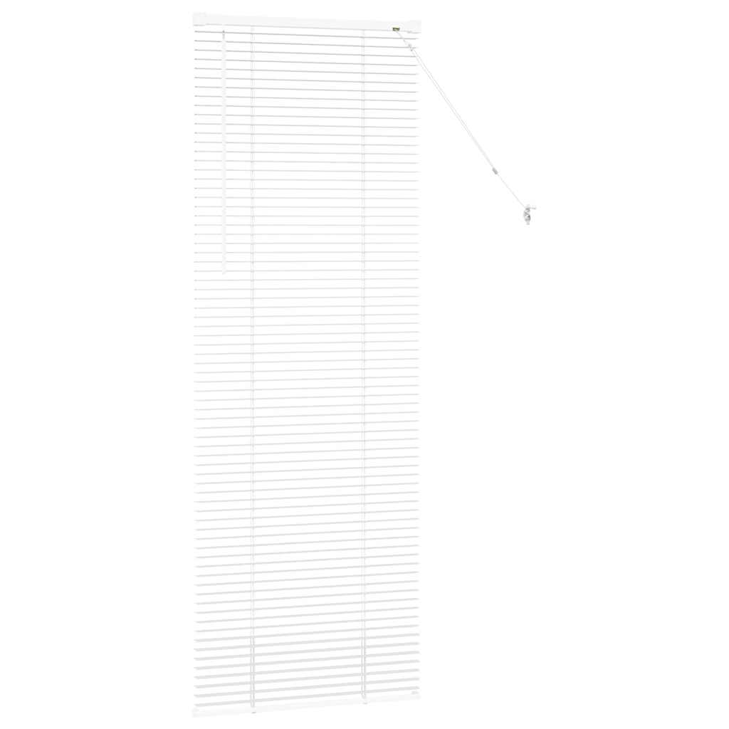 Venetian Blinds Height Adjustable White 175 x 60 cm Aluminium