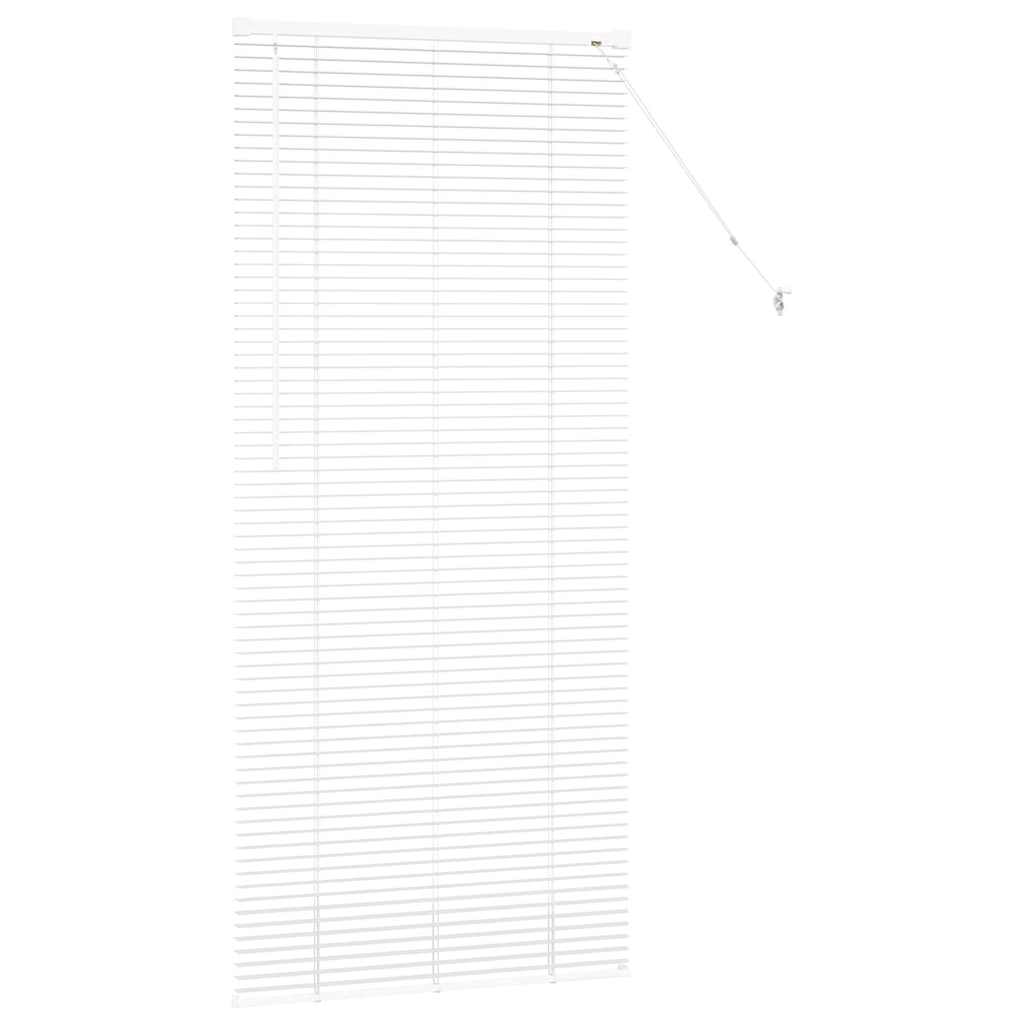 Venetian Blinds Height Adjustable White 175 x 75 cm Aluminium