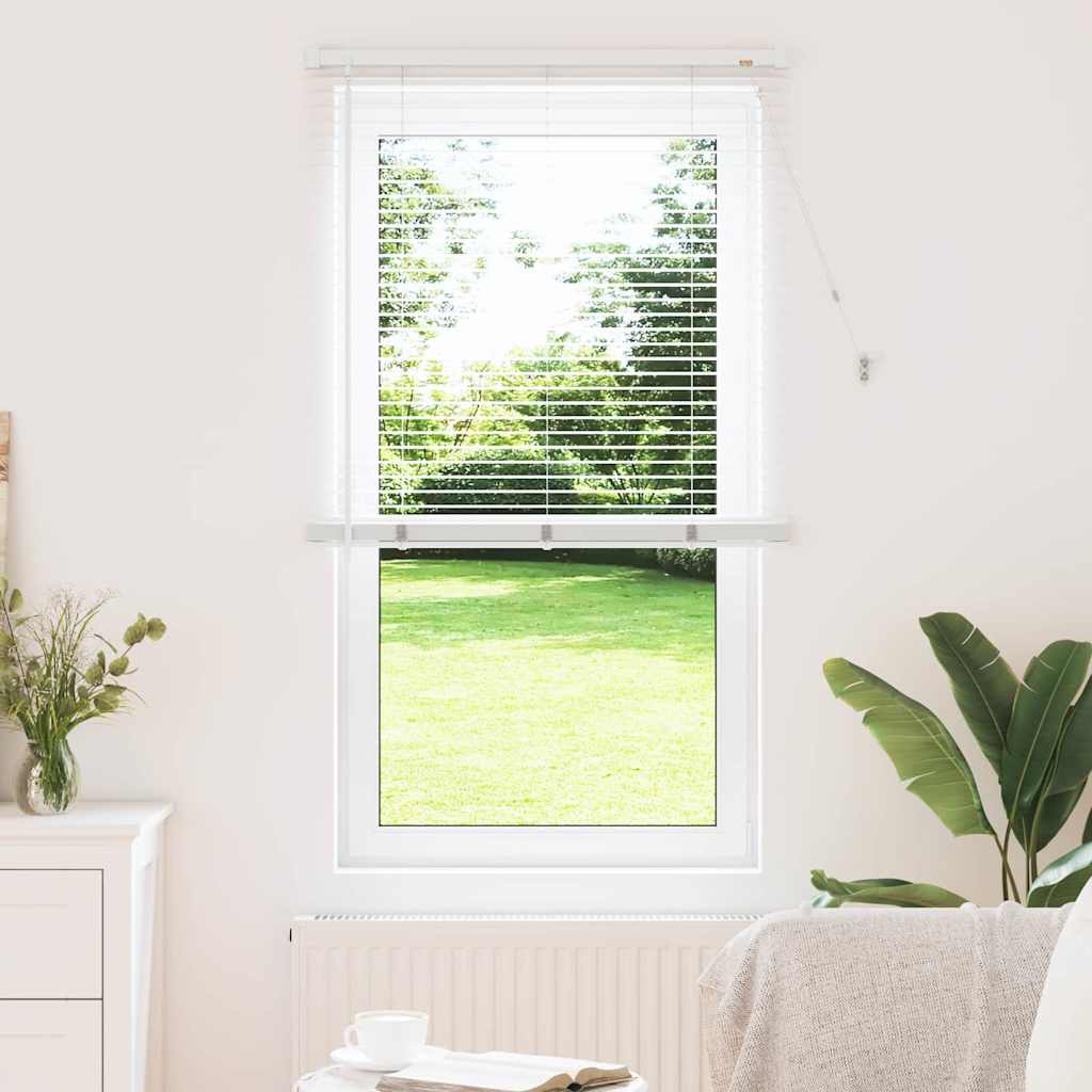 Venetian Blinds Height Adjustable White 175 x 80 cm Aluminium