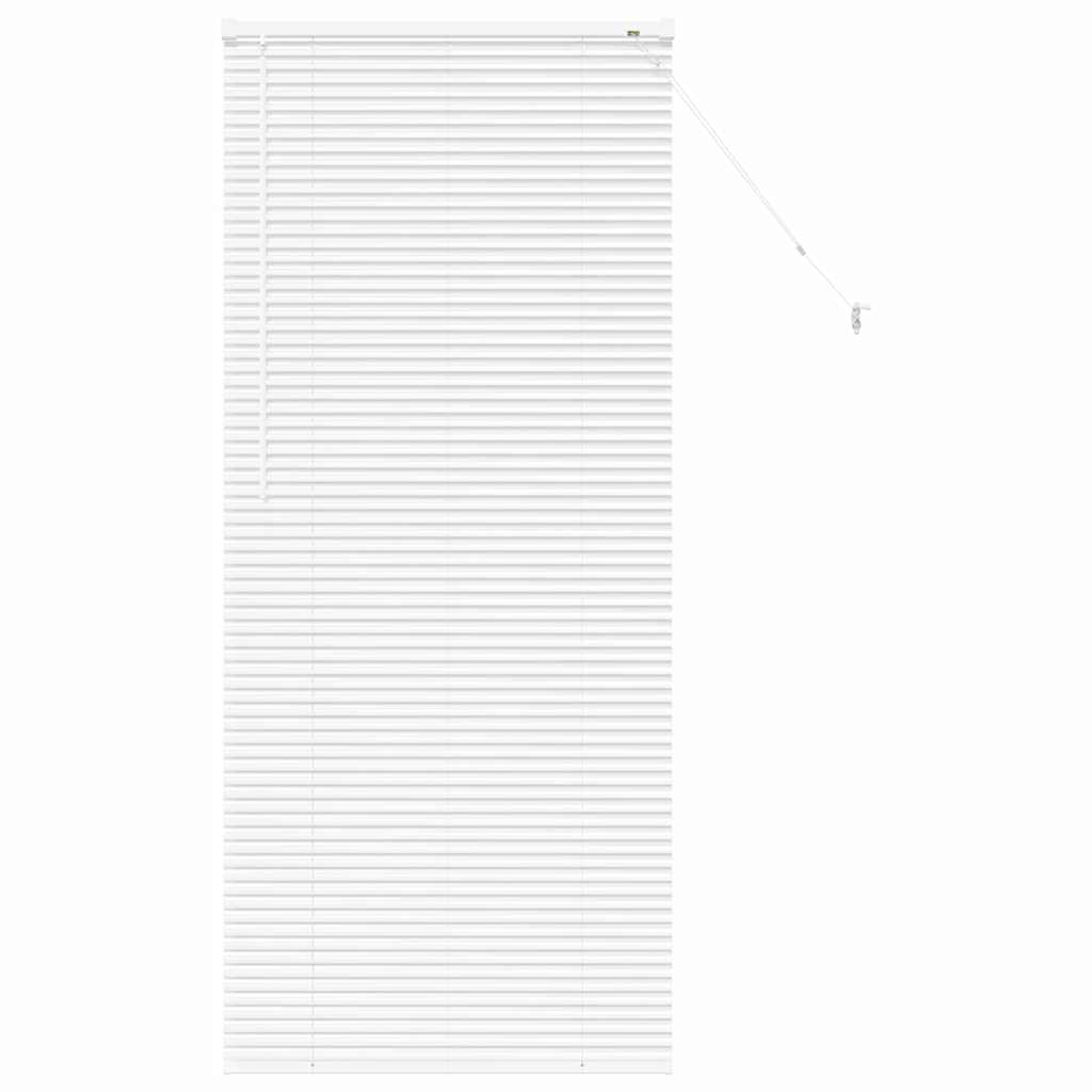 Venetian Blinds Height Adjustable White 175 x 80 cm Aluminium