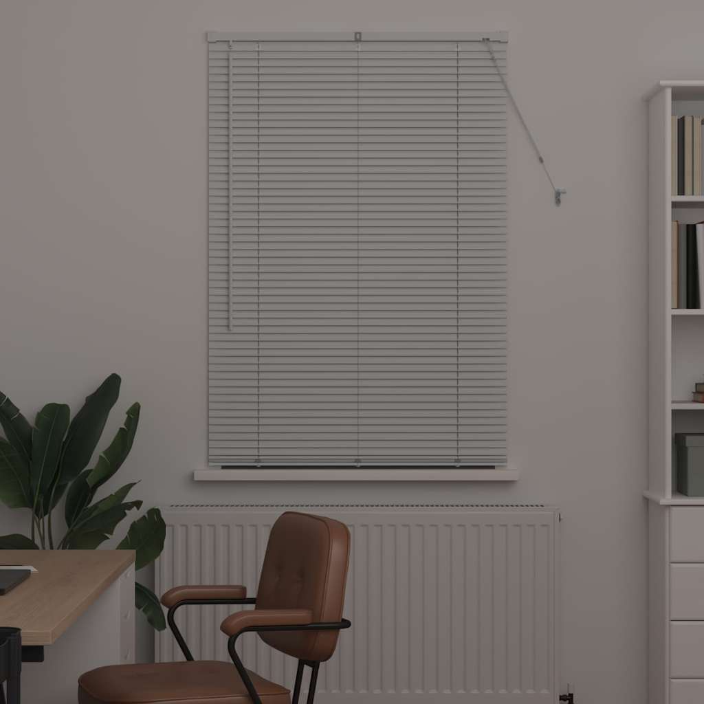 Venetian Blinds Height Adjustable White 175 x 85 cm Aluminium