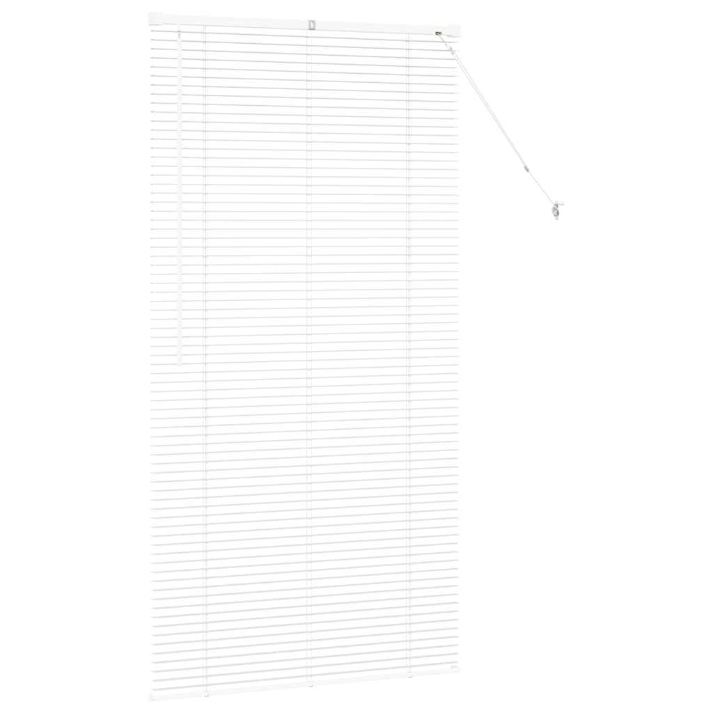 Venetian Blinds Height Adjustable White 175 x 85 cm Aluminium