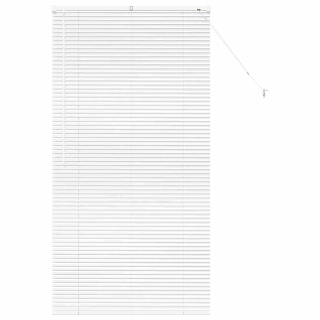 Venetian Blinds Height Adjustable White 175 x 85 cm Aluminium