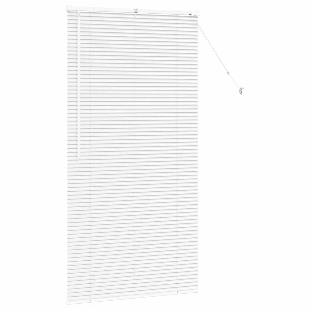 Venetian Blinds Height Adjustable White 175 x 90 cm Aluminium