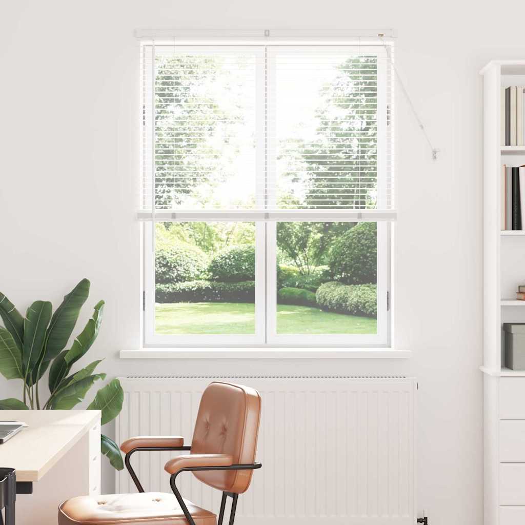 Venetian Blinds Height Adjustable White 175 x 100 cm Aluminium