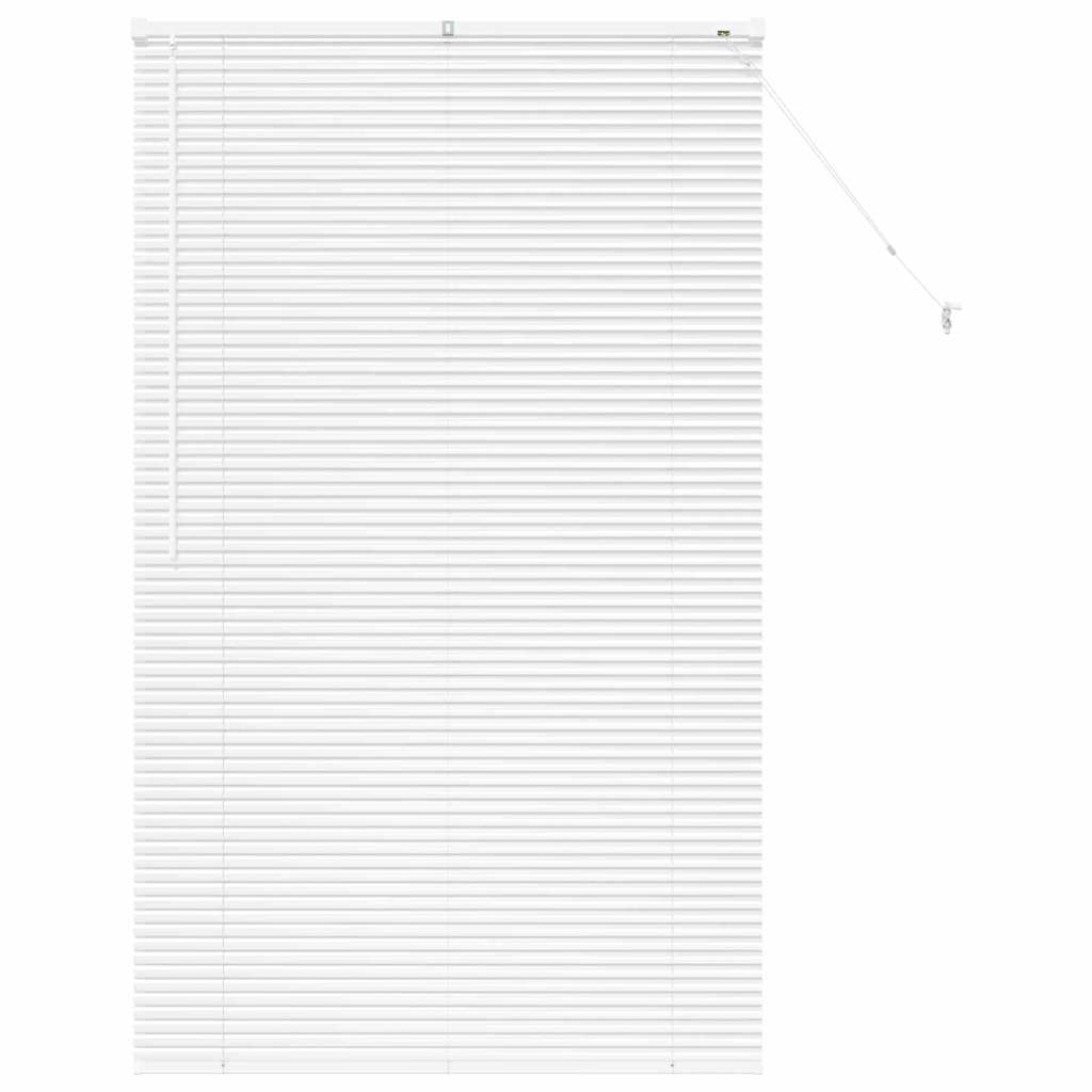 Venetian Blinds Height Adjustable White 175 x 100 cm Aluminium