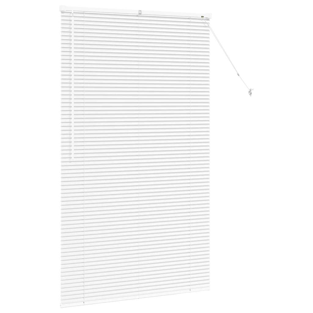 Venetian Blinds Height Adjustable White 175 x 105 cm Aluminium