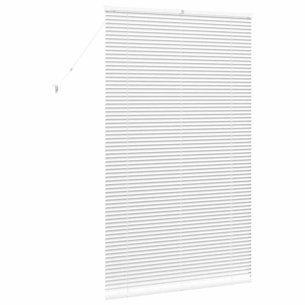 Venetian Blinds Height Adjustable White 175 x 105 cm Aluminium