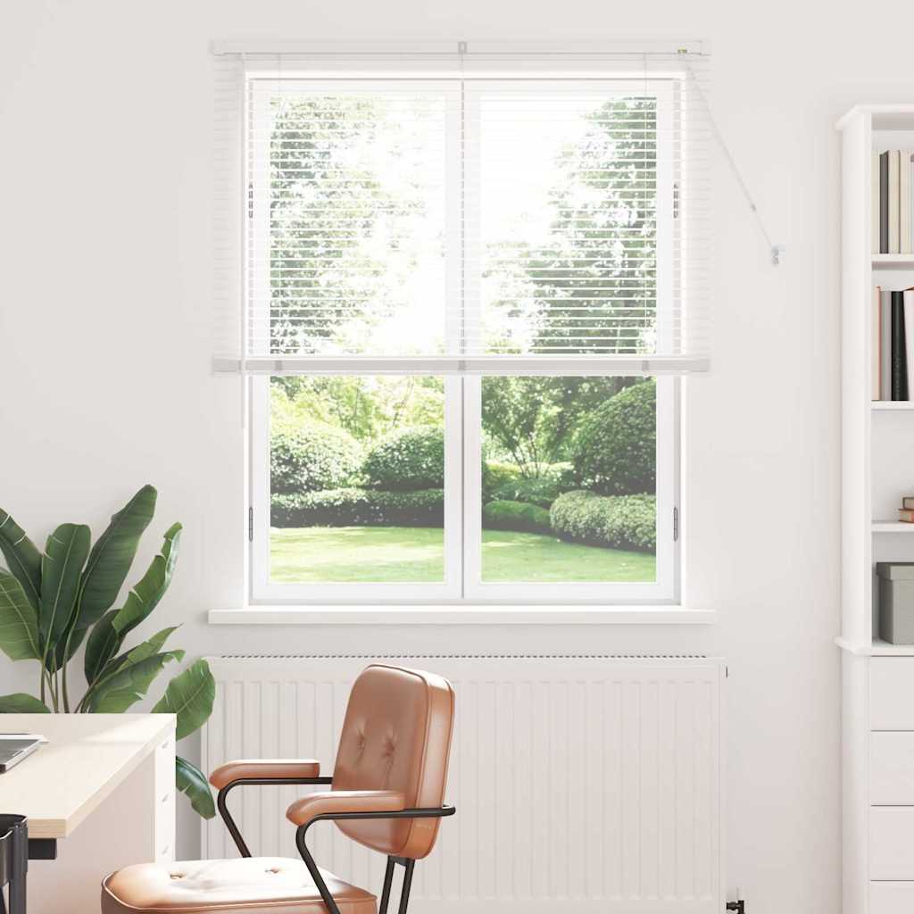 Venetian Blinds Height Adjustable White 175 x 115 cm Aluminium
