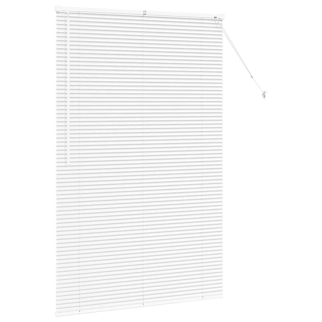 Venetian Blinds Height Adjustable White 175 x 115 cm Aluminium
