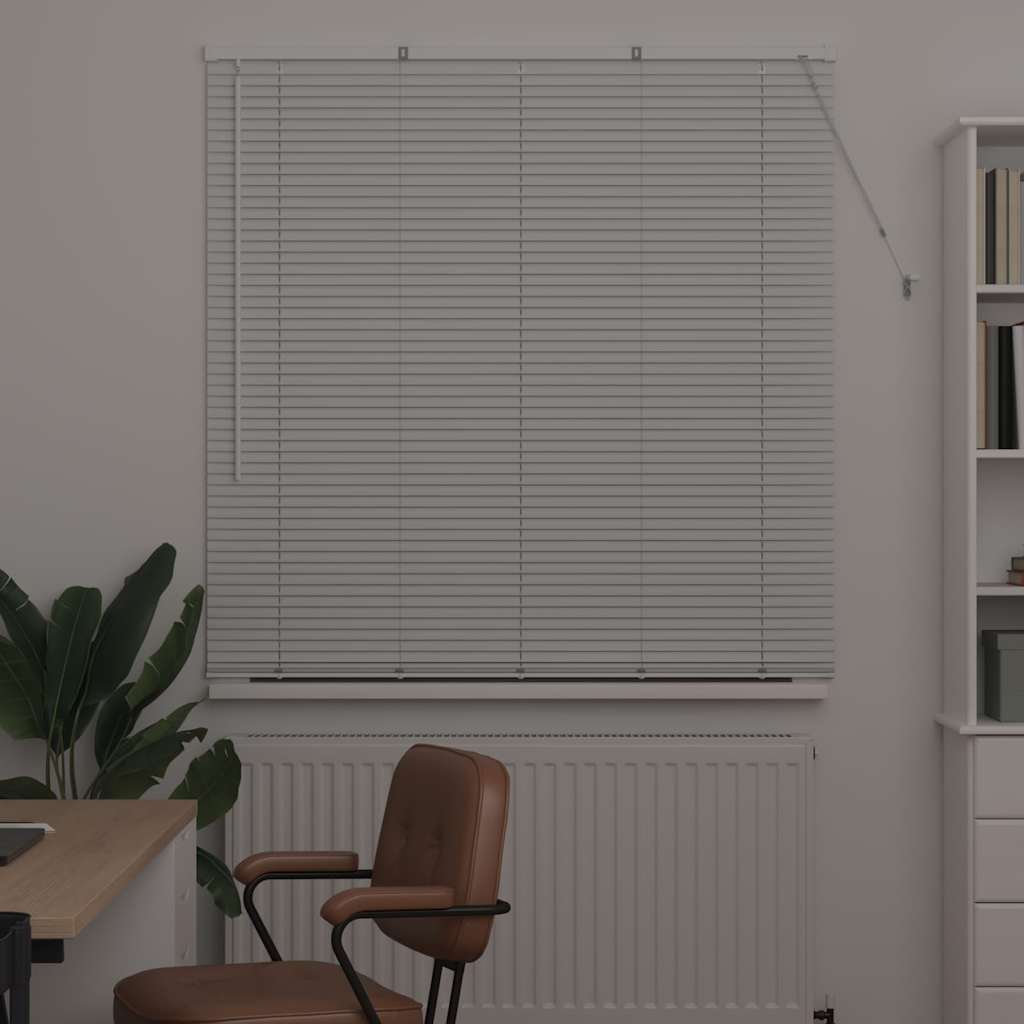 Venetian Blinds Height Adjustable White 175 x 135 cm Aluminium