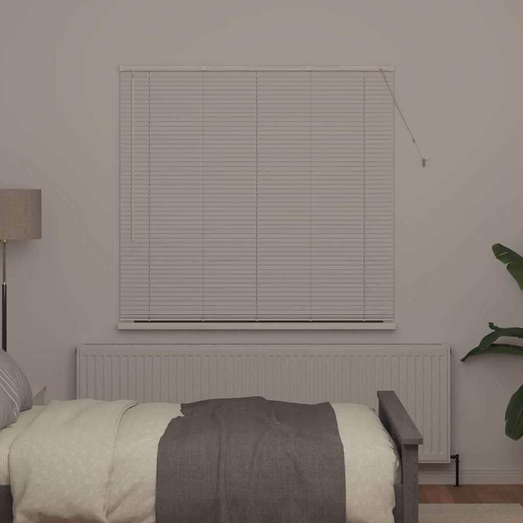 Venetian Blinds Height Adjustable White 175 x 145 cm Aluminium