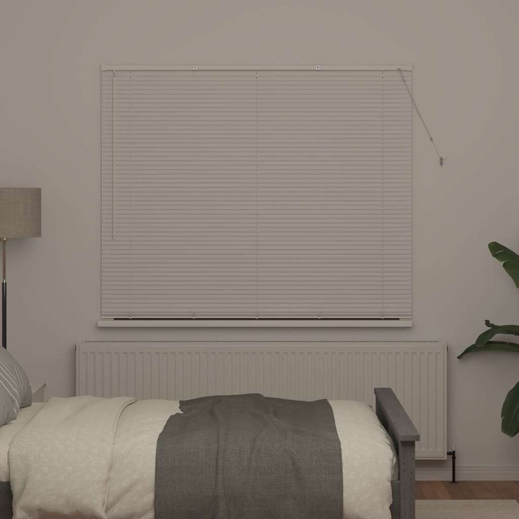 Venetian Blinds Height Adjustable White 175 x 160 cm Aluminium