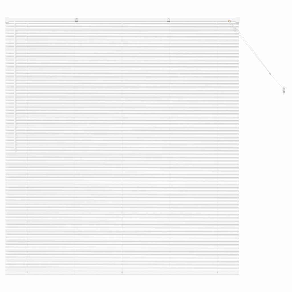 Venetian Blinds Height Adjustable White 175 x 160 cm Aluminium