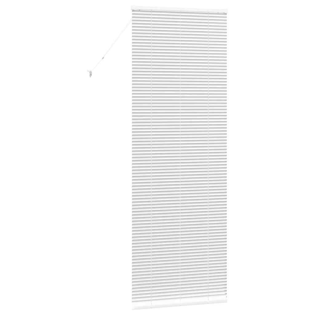 Venetian Blinds Height Adjustable White 220 x 70 cm Aluminium