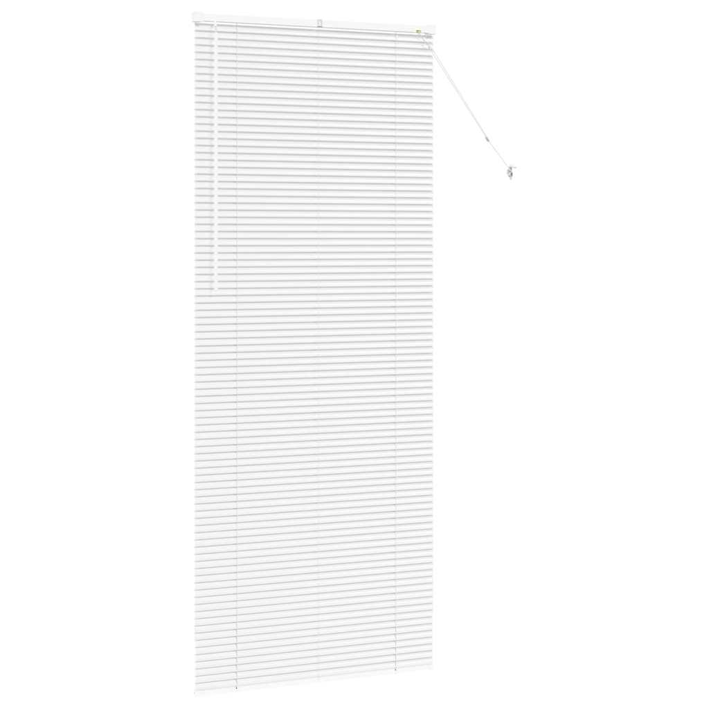 Venetian Blinds Height Adjustable White 220 x 95 cm Aluminium
