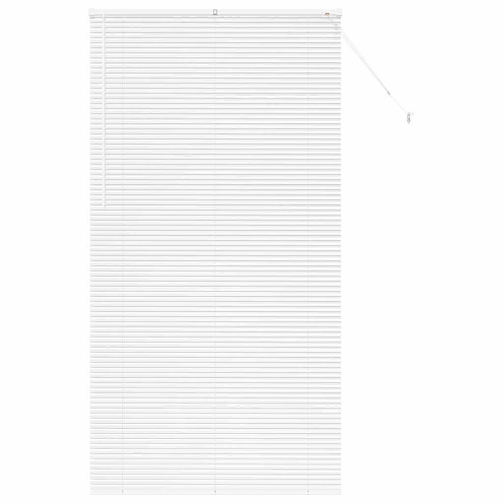 Venetian Blinds Height Adjustable White 220 x 120 cm Aluminium
