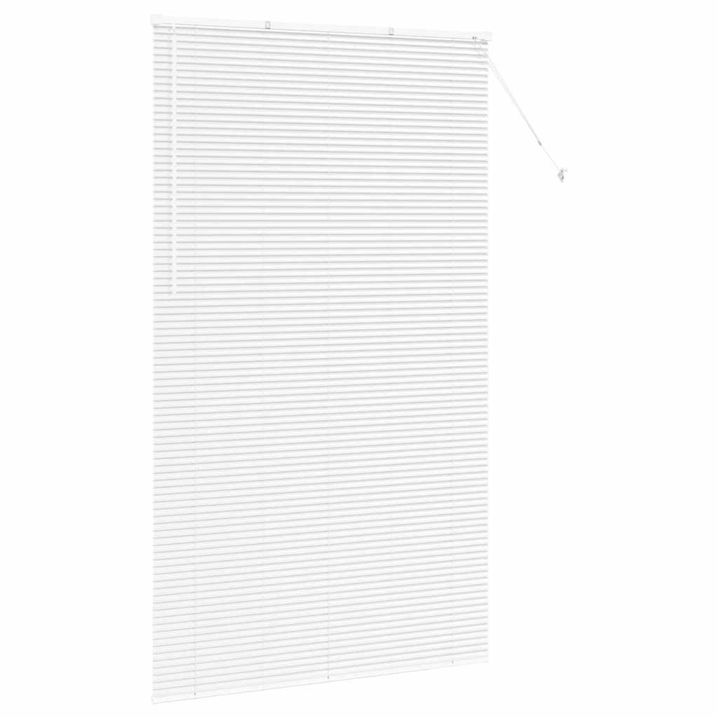 Venetian Blinds Height Adjustable White 220 x 135 cm Aluminium