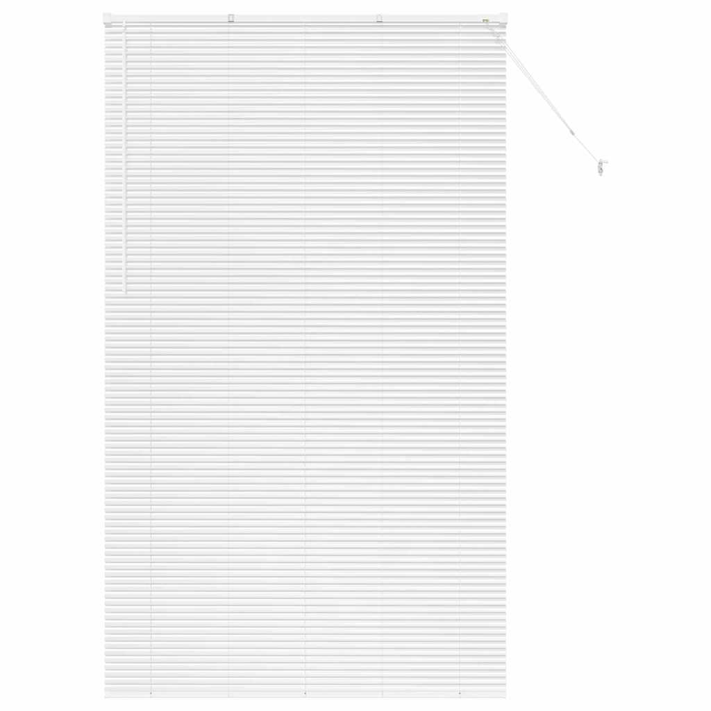 Venetian Blinds Height Adjustable White 220 x 135 cm Aluminium