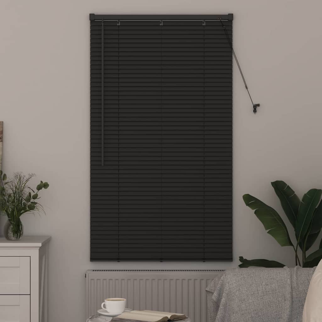 Venetian Blinds Manual Dark Grey 175 x 80 cm Aluminium