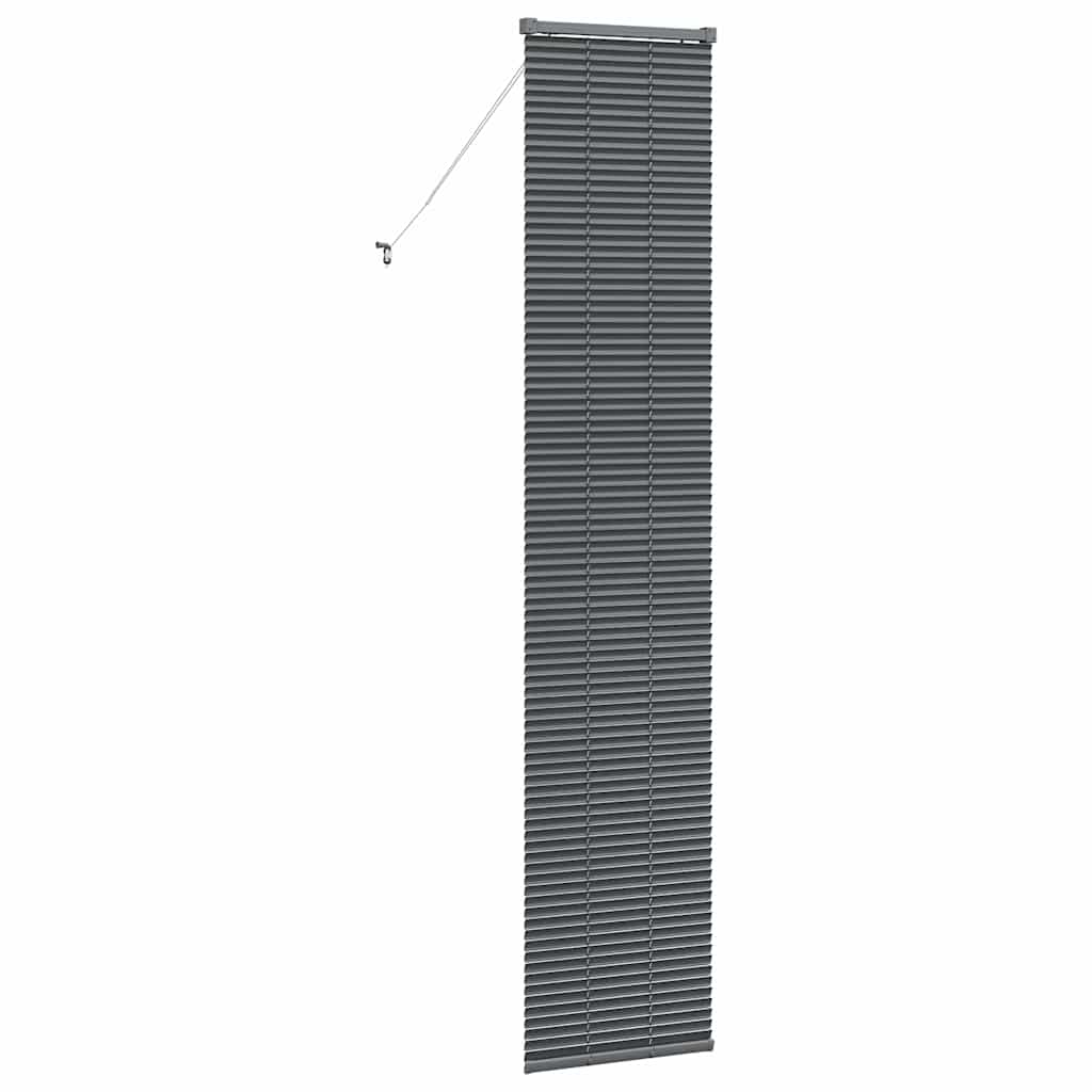 Venetian Blinds Manual Dark Grey 220 x 45 cm Aluminium