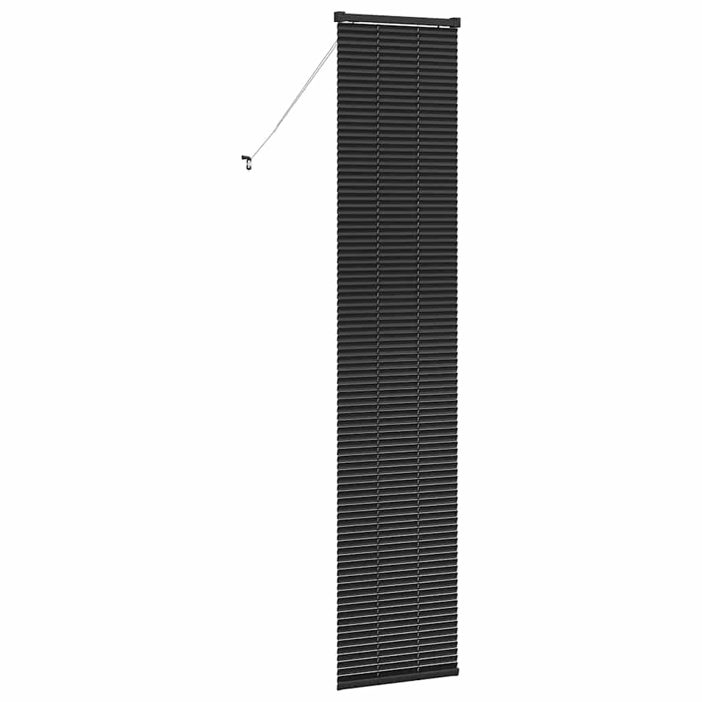 Venetian Blinds Height Adjustable Black 220 x 40 cm Aluminium