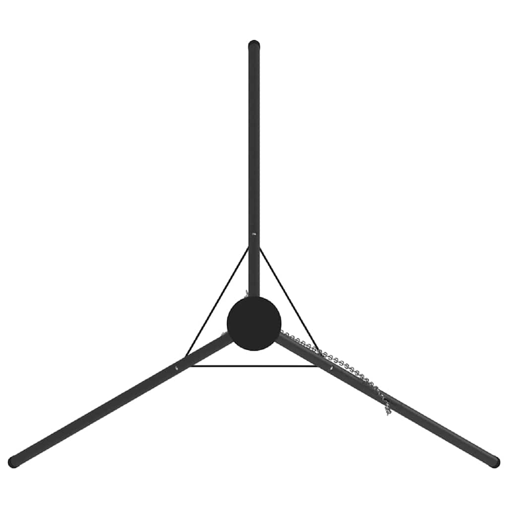Campfire Tripod 2 pcs Black Steel
