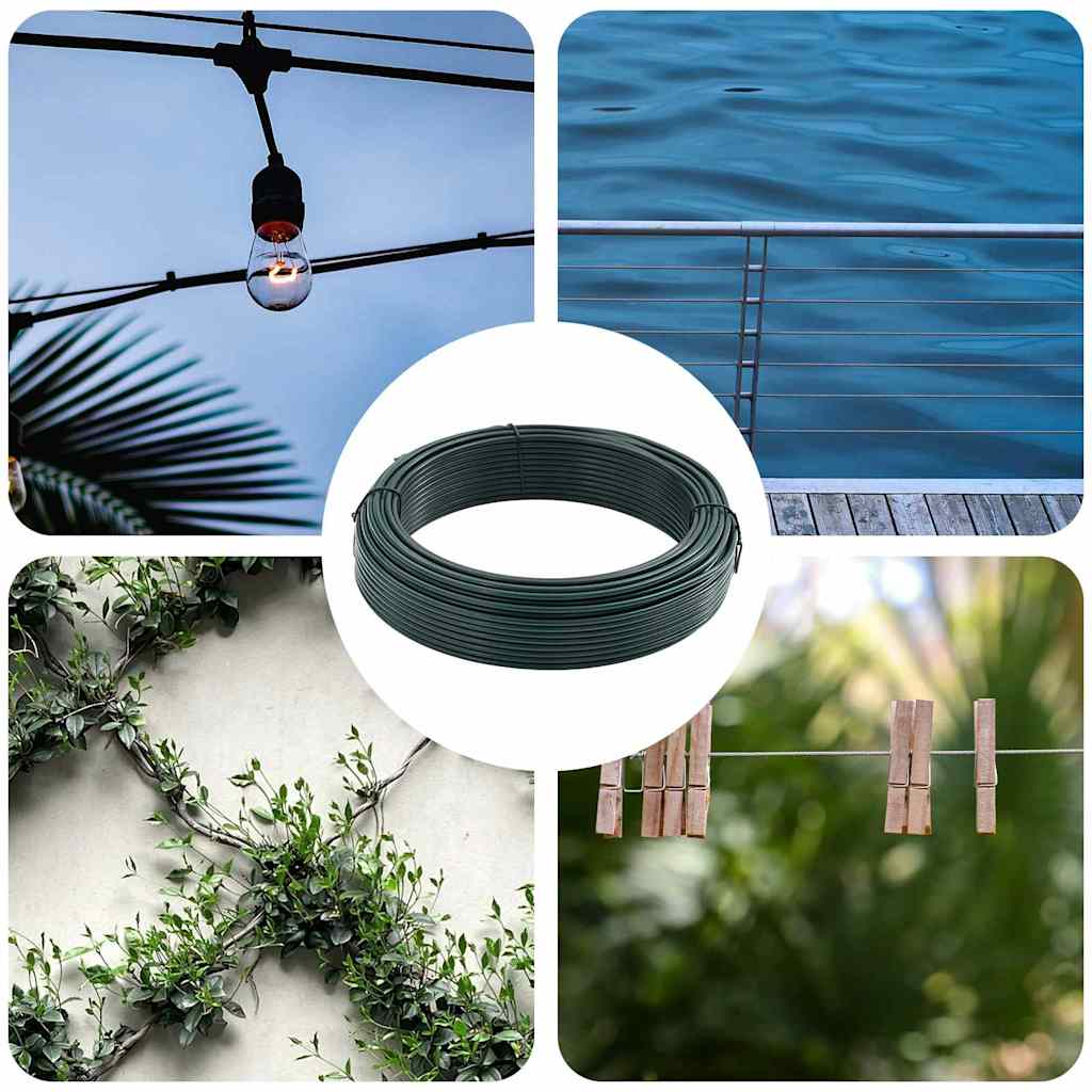 Fence Binding Wire Green 80 m PVC