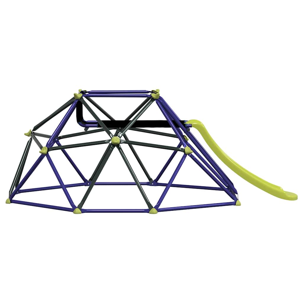 Children Climbing Dome Blue 6FT with Slide Steel