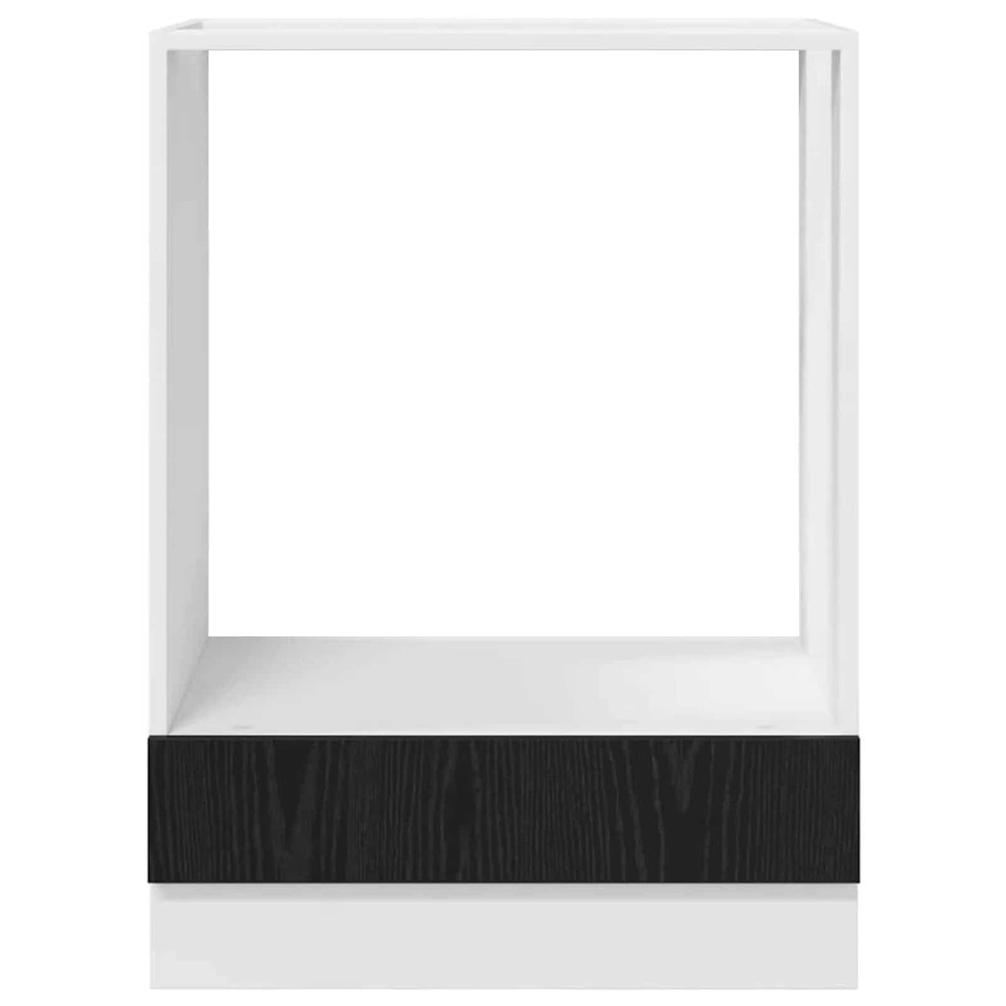 Hanging Cabinet Black Oak 60 x 46 x 81.5 cm Engineered Wood