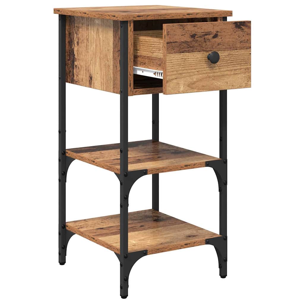 Bedside Cabinet Brown 33.5 x 36 x 70 cm Engineered Wood