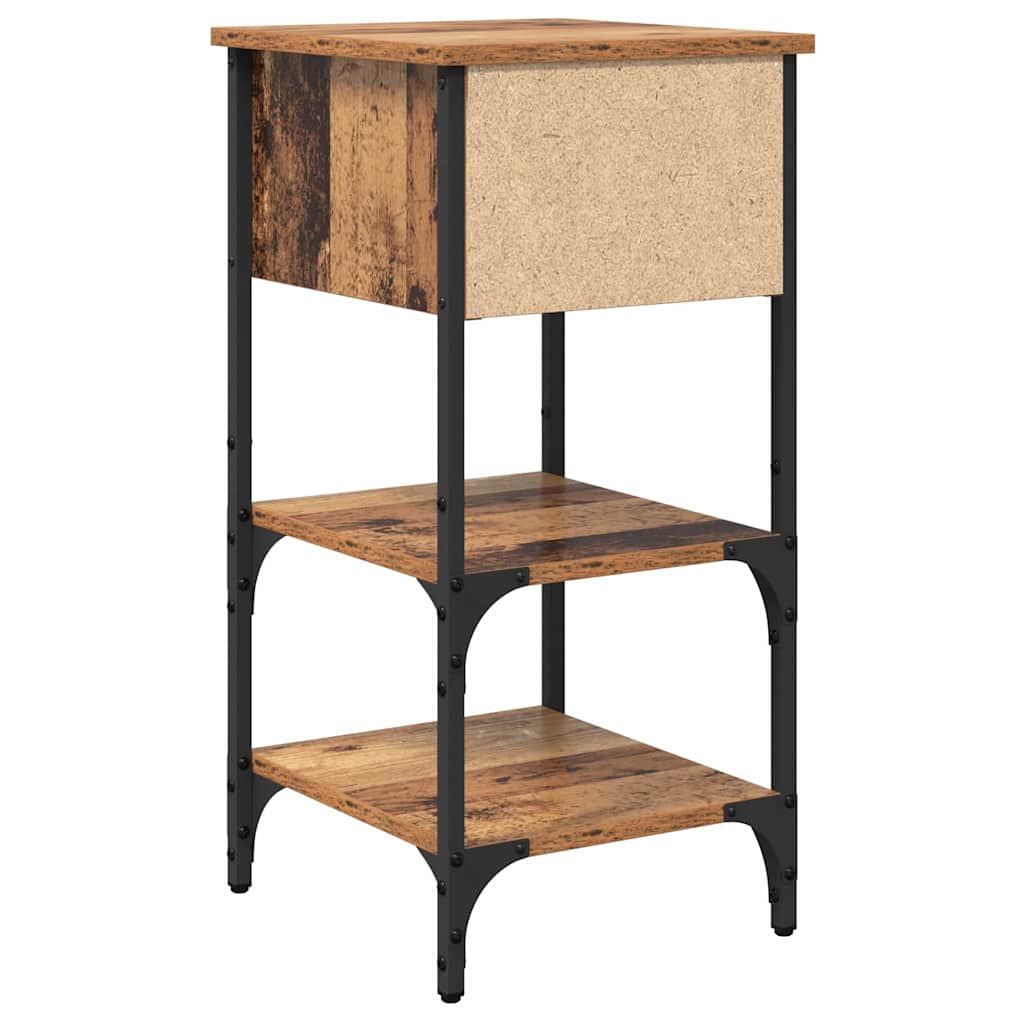 Bedside Cabinet 2 pcs Brown 33.5 x 36 x 70 cm Engineered Wood