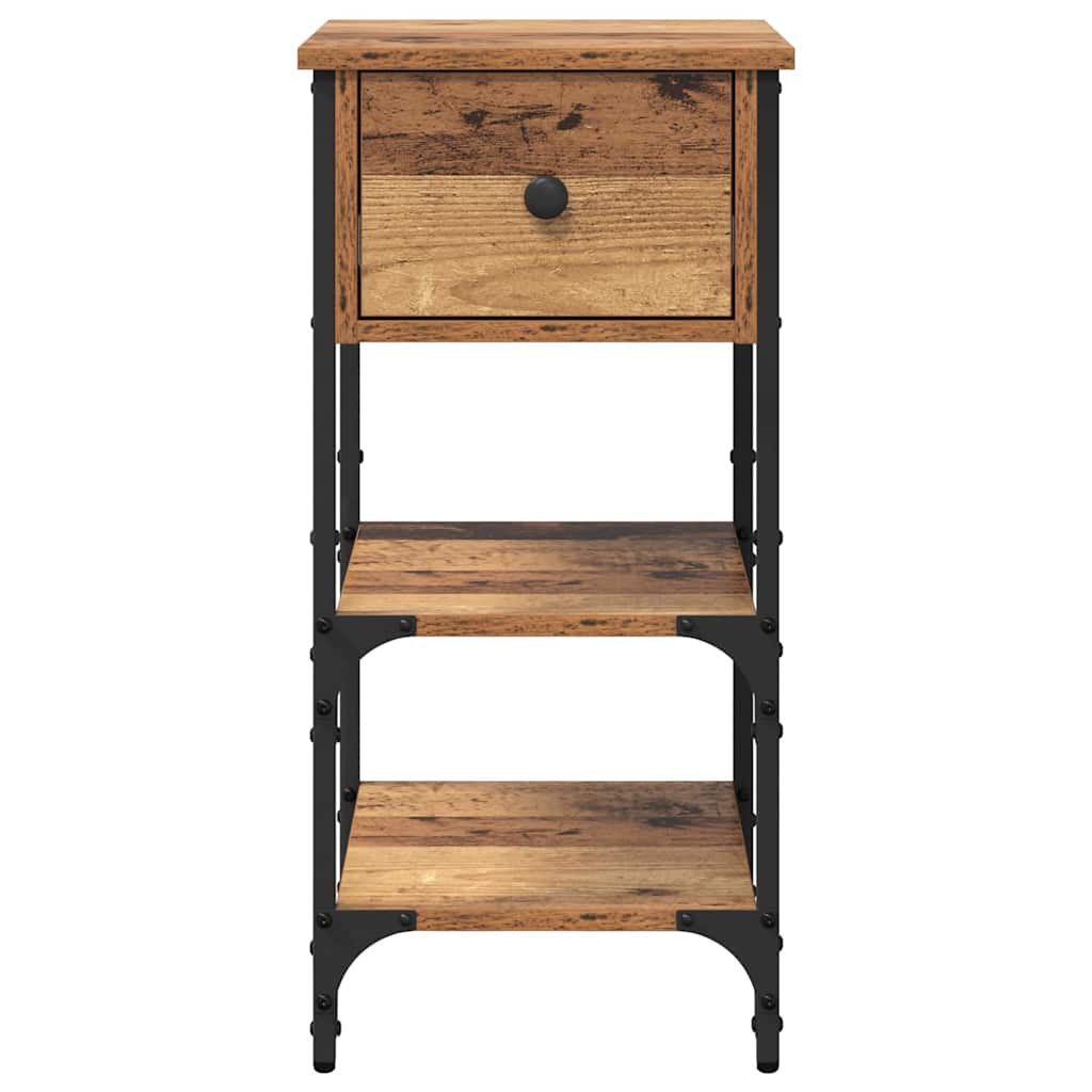 Bedside Cabinet 2 pcs Brown 33.5 x 36 x 70 cm Engineered Wood