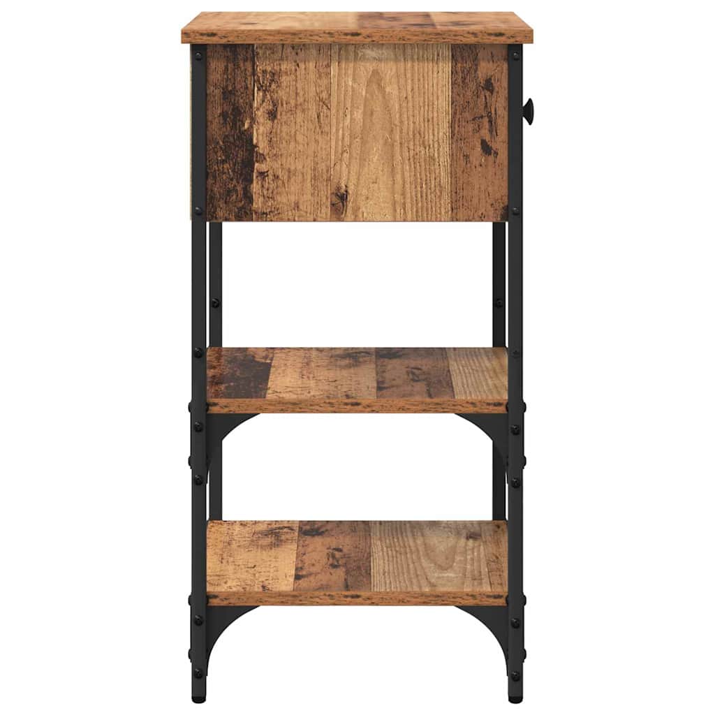 Bedside Cabinet 2 pcs Brown 33.5 x 36 x 70 cm Engineered Wood