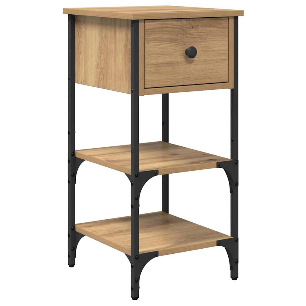Bedside Cabinet Brown 33.5 x 36 x 70 cm Engineered Wood