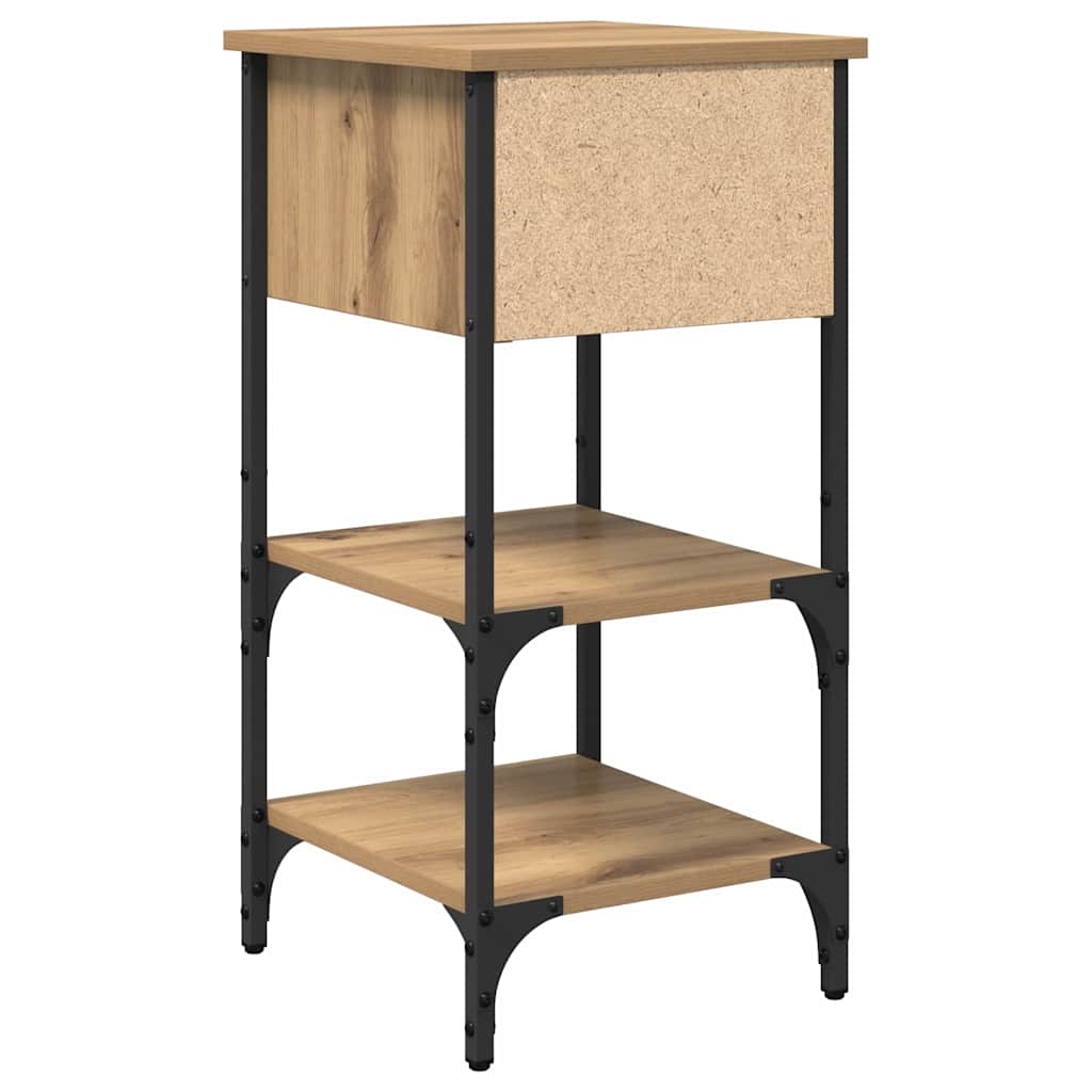 Bedside Cabinet Brown 33.5 x 36 x 70 cm Engineered Wood