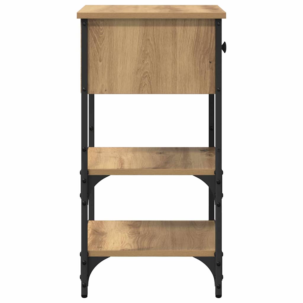 Bedside Cabinet Brown 33.5 x 36 x 70 cm Engineered Wood