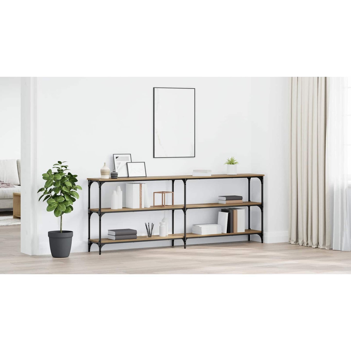 Console Table Artisan oak 200 x 29 x 75 cm