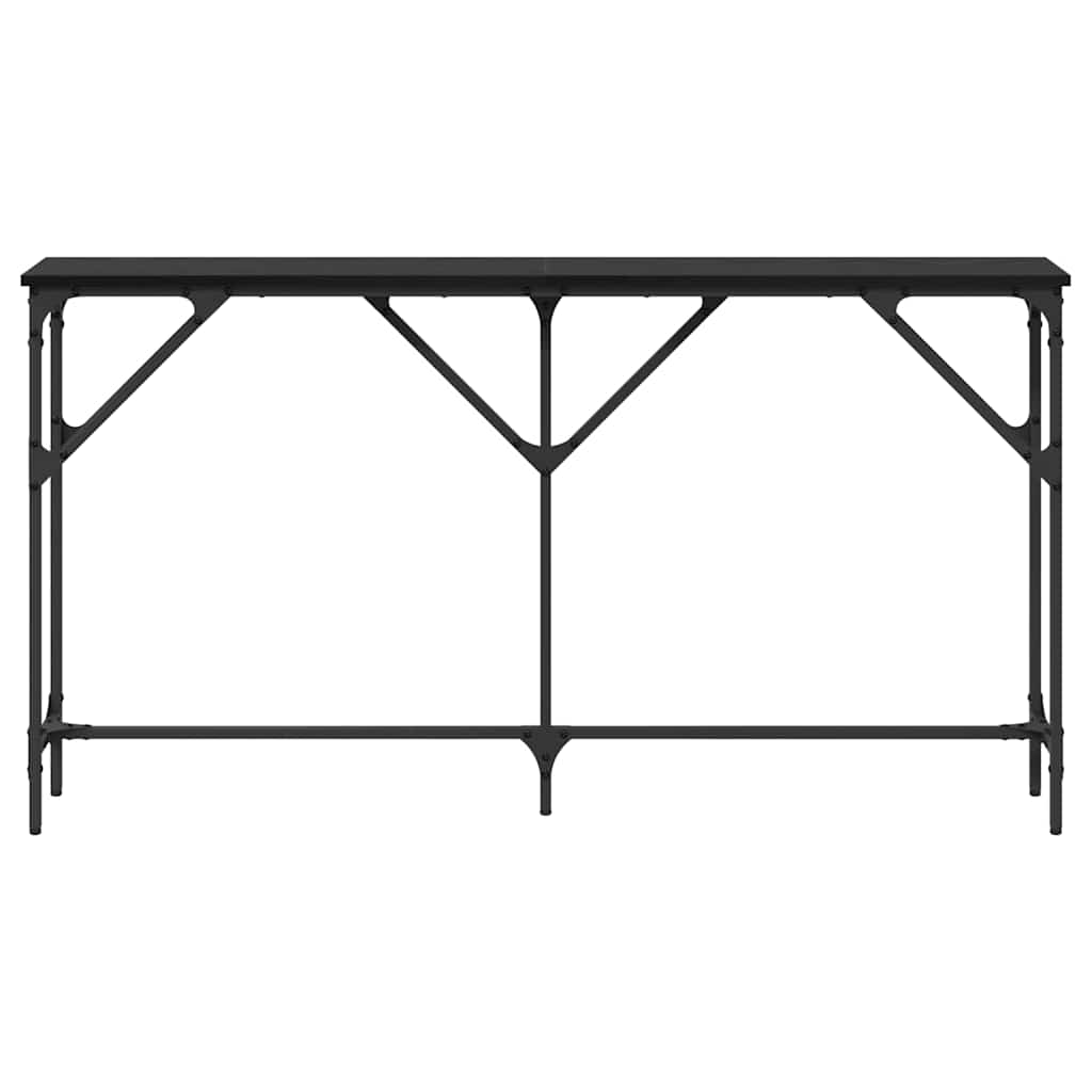 Console Table Black oak 140 x 23 x 75 cm