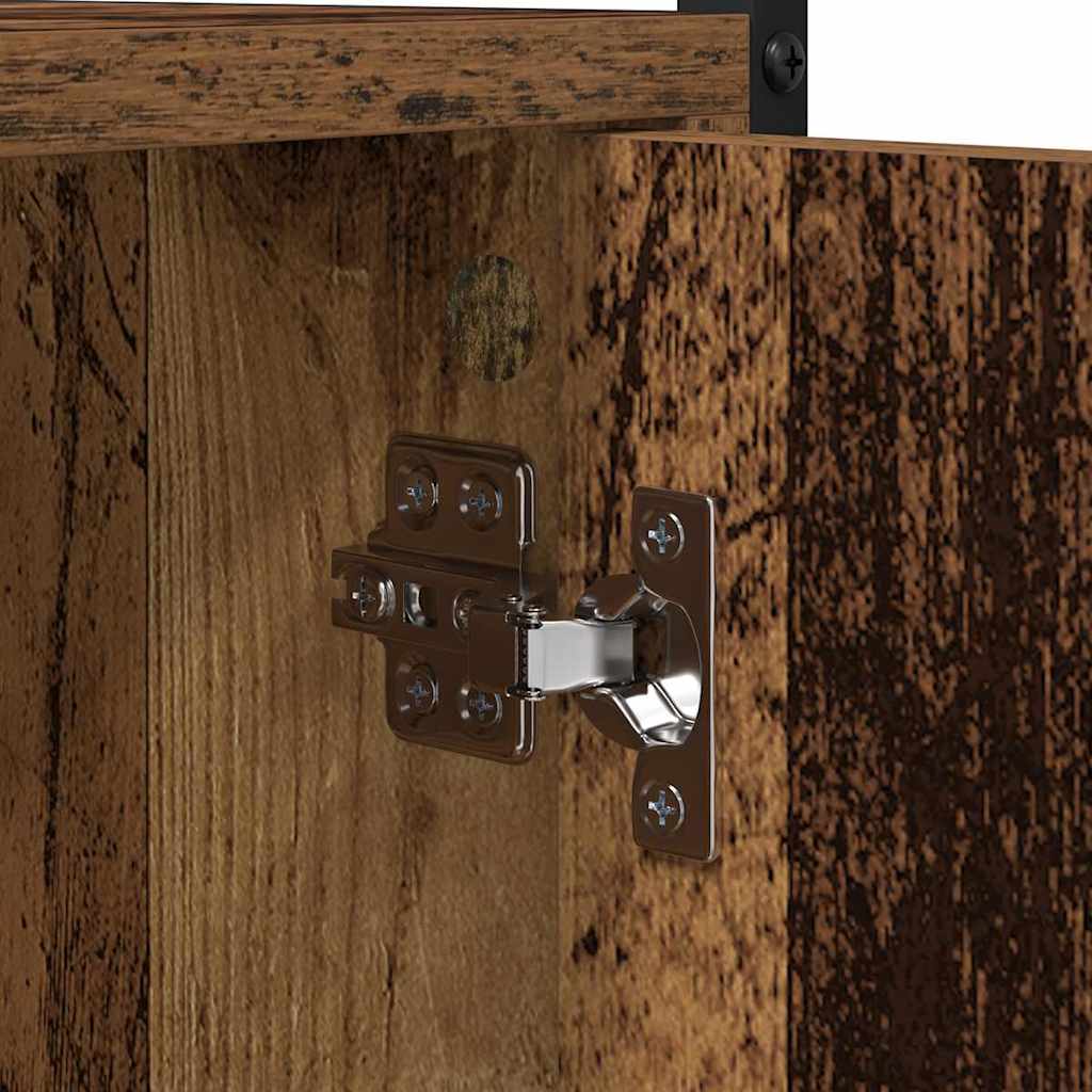 vidaXL Washing Machine Cabinet Old wood 68 x 48.5 x 194 cm