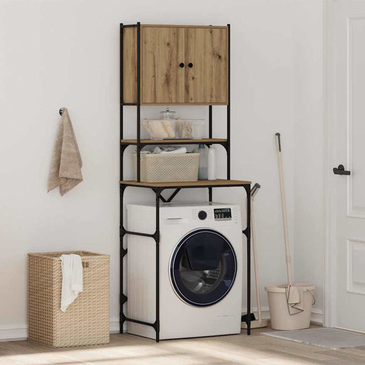 vidaXL Washing Machine Cabinet Artisan oak 68 x 48.5 x 194 cm