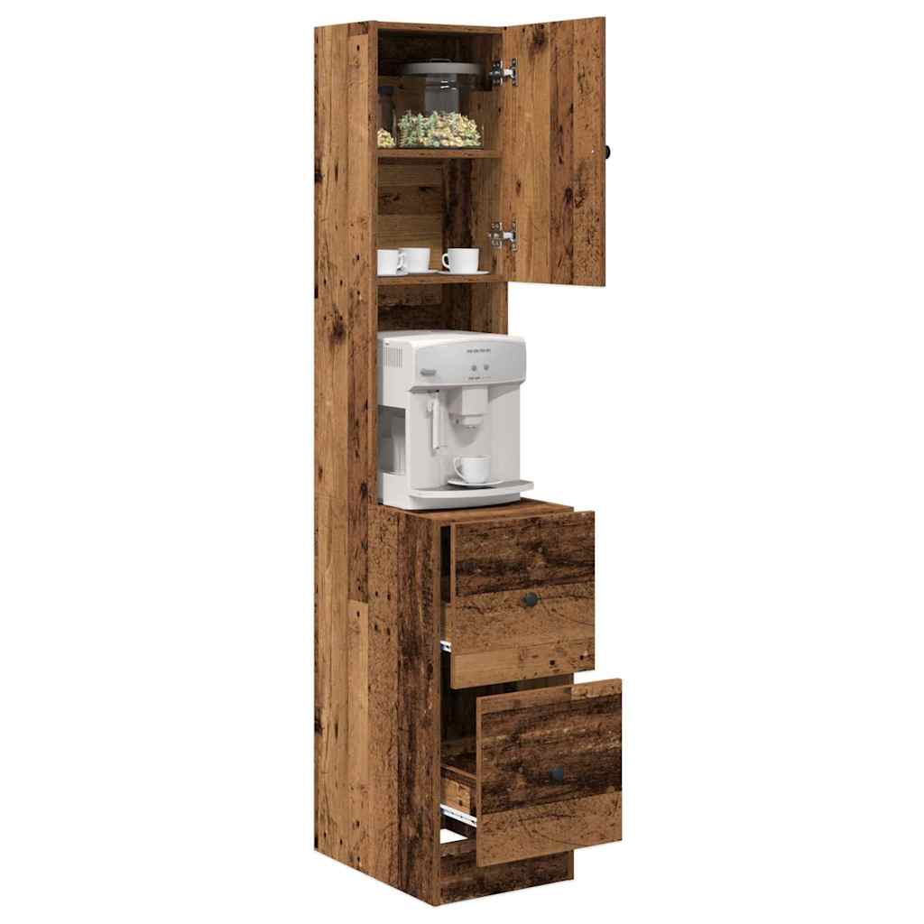 Kitchen Sideboard with Drawer Old Wood 32 x 50 x 180 cm