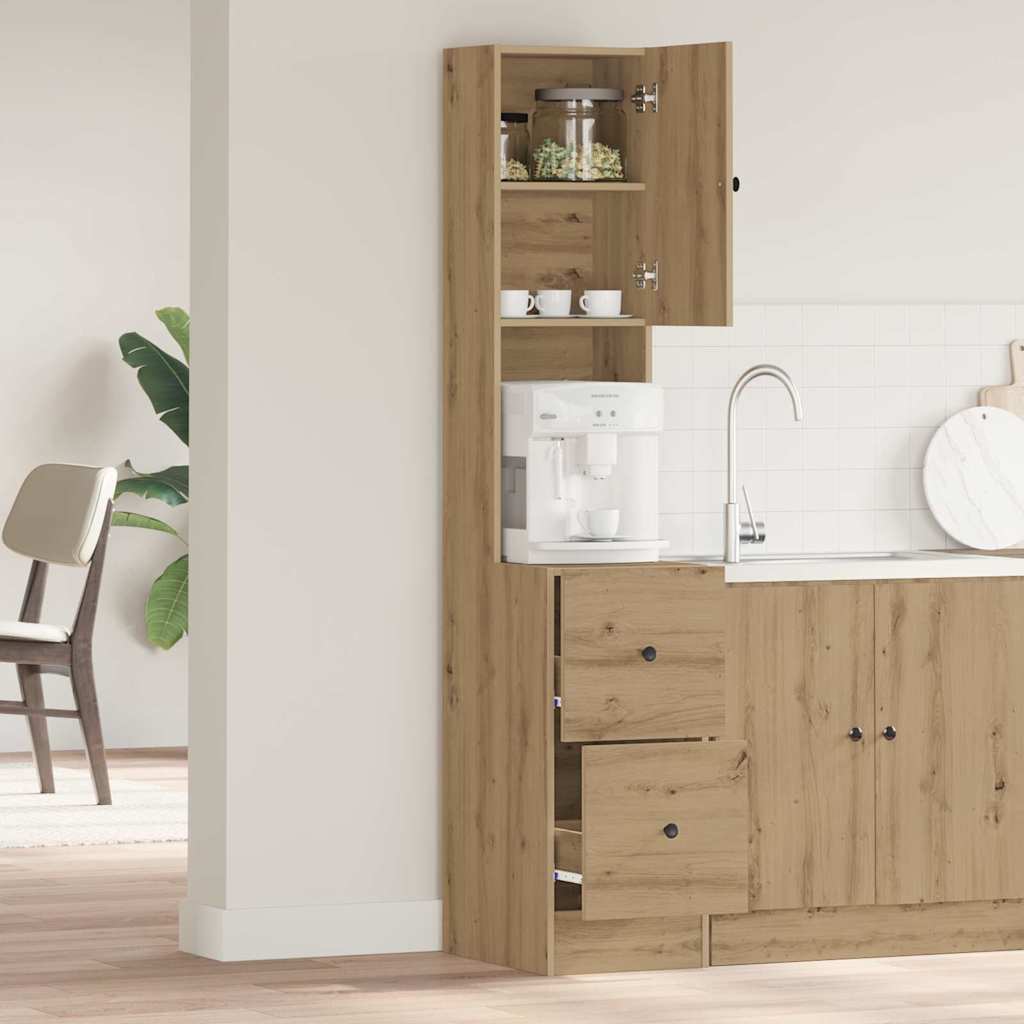Kitchen Sideboard with Drawer Artisan Oak 32 x 50 x 180 cm