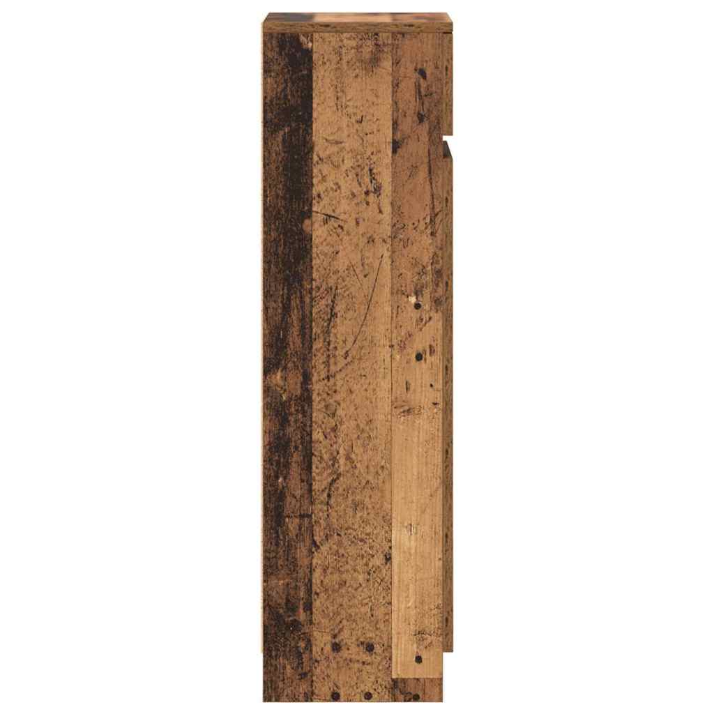 Shoe Cabinet 100.5 x 28 x 100 cm Engineered Wood Old Wood