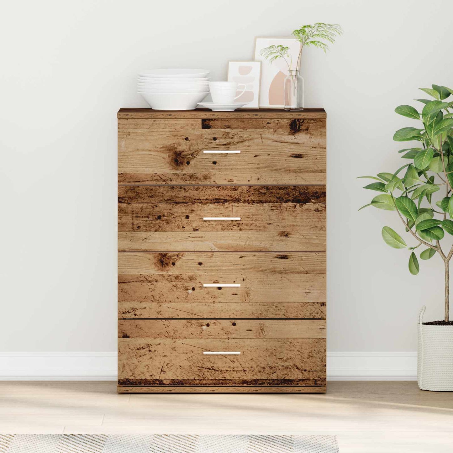 Sideboard Old Wood 60 x 39 x 80 cm Engineered Wood