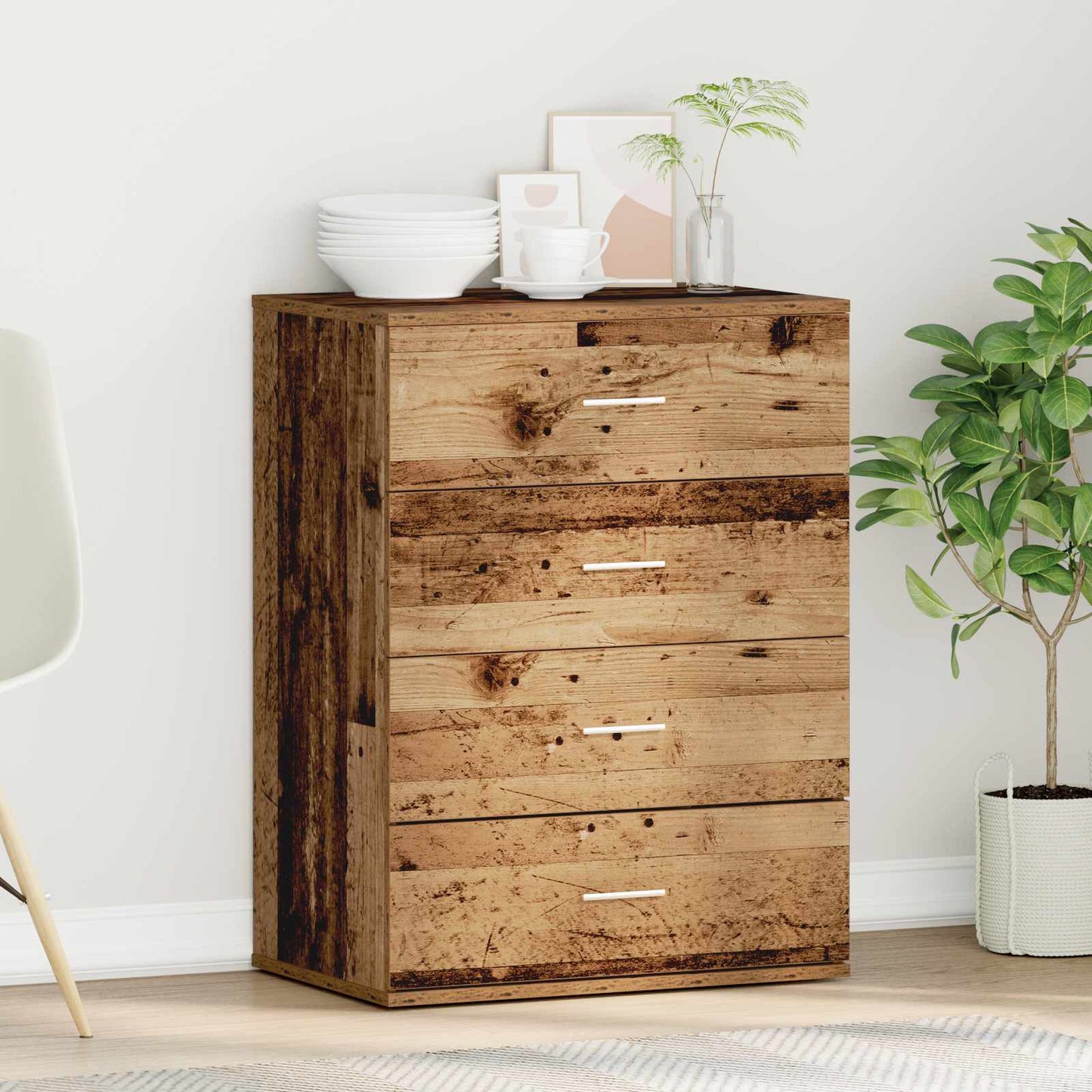 Sideboard Old Wood 60 x 39 x 80 cm Engineered Wood