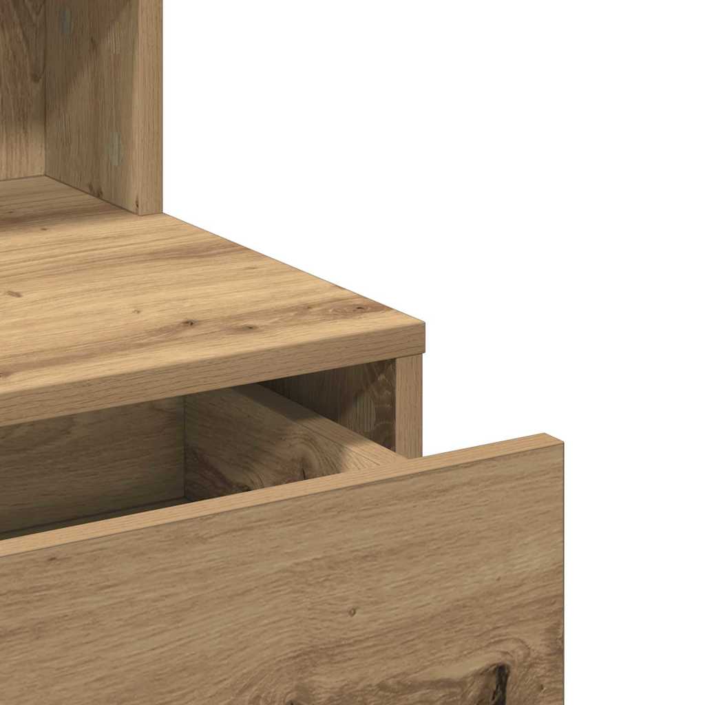 Dressing Table Artisan Oak 80 x 41 x 134.5 cm Engineered Wood